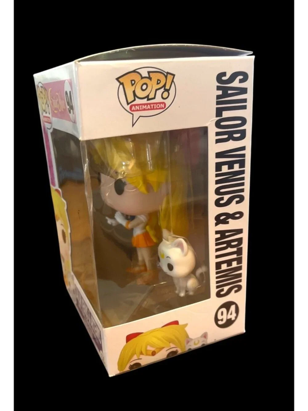 Funko Pop! Animation Sailor Moon Sailor Venus & Artemis Vinyl Figure #94 - Picture 2 of 6